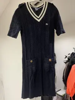 バーバリーブルーレーベル　ニットワンピース