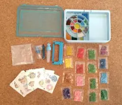 アクアビーズセット 多色 収納ケース付き