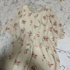 花柄フレアスリーブワンピースのサムネイル