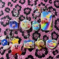 星のカービィ ネオンアクリルキーホルダーコレクション - メルカリ