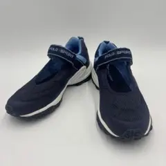 POLO SPORT ラルフローレン ストラップスニーカー ネイビー 23.5のサムネイル