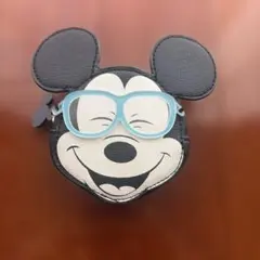 極美品！ディズニーストア　メガネミッキー　ポーチ