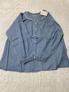 サマンサモスモス　フリル襟ブラウス