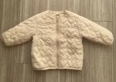 petit main ハートキルティングジャケット 80cm