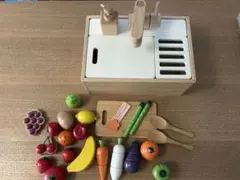 木製ままごとキッチンセット