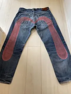 EVISU No.2 LOT2000 30×35 ピンク大黒 ビックカモメ 赤耳 - メルカリ
