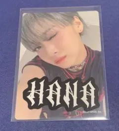 HANA ジス　JISOO トレカ　デビュー前イベント　ステッカーセット