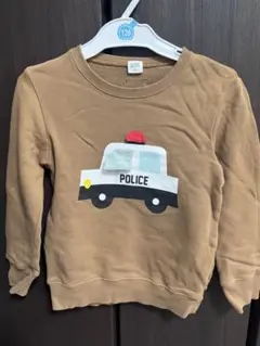 CHEEK ROOM 警察車両トレーナー 120cm