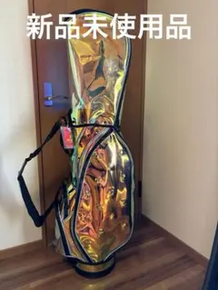 新品未使用 HONMA GOLF キャディバッグ CB12060 オーロラ 虹色 HONMA ホンマ 本間ゴルフ スケルトン クリアキャディバッグ