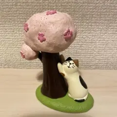 デコレ コンコンブル 桜でつめとぎ猫　廃盤