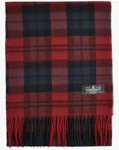 マフラー レディース ストール 赤チェック 秋冬 かわいい　クリスマス