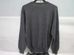 グレー コットン混紡 セーター