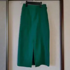 RagOut / 起毛ナロースカート グリーン(S)