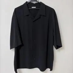 GU オープンカラーシャツ ブラック XLサイズのサムネイル