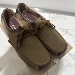 【新品未使用】クラークスオリジナルズ メンズナタリー ブラウン 24.5cm