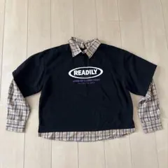 WEGOシャツレイヤードスウェット