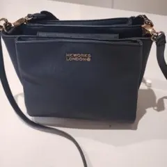 HK WORKS LONDON ショルダーバッグ ネイビーのサムネイル