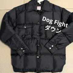 【mbk様専用】Dog Fight ブラックダウンシャツジャケット