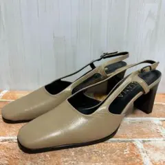 DIANA ダイアナ ベージュ バックストラップ パンプス