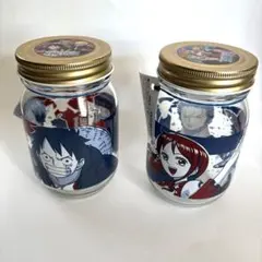 ワンピース　空き瓶　小物入れ　ルフィ　ゾロ　ナミ　サンジ　ウソップ　レア