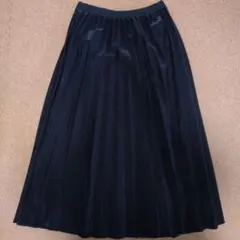 GRL ブラック プリーツスカート M