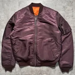 希少カラー　alpha ma-1 flight jacket パープル　紫　XL