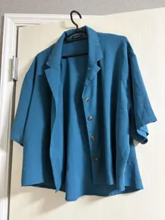 Kastane 半袖シャツ ブルーのサムネイル