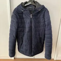 ZARA MAN ネイビー キルティングジャケット