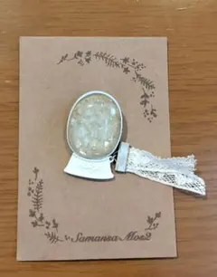 SM2 Samansa Mos2 ブローチ ナチュラル レース アクセサリーのサムネイル