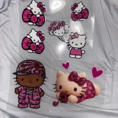 キティ オリカプラハーフ 3枚セット♡防水シール♡07