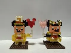 ナノブロック ディズニー ミッキー・ミニー - メルカリ