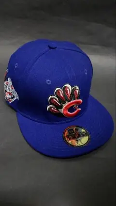 New Era 59FIFTY×NZMUコラボシカゴカブスキャップブルー5/8