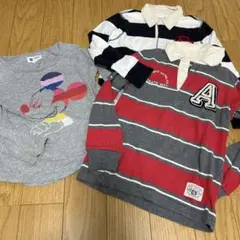 120cm 男の子ロンT まとめ売り　３枚