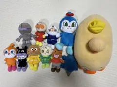 アンパンマンぬいぐるみ プリちぃ★ビーンズ 8点セット➕アミューズ品3点