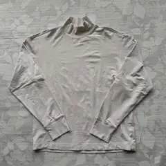 Y*i様 ユニクロU ヒートテック モックネックプルオーバー M 白系