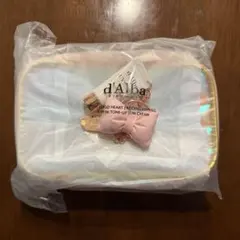 ダルバ d'Alba ノベルティ ポーチ キーリング サンクリーム 新品未使用