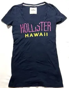 ホリスター　Hawaii VネックTシャツ Sサイズ ネイビー