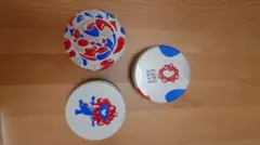 【缶のみ】大阪関西万博2025ミャクミャク風月堂　菓子缶ケース 3個セット