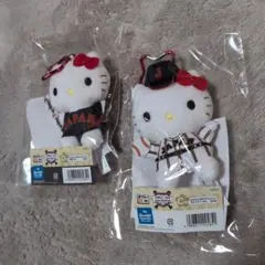 タイトーくじ　侍ジャパン×サンリオキャラクターズ☆ハローキティC賞,D賞セット