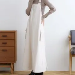 【NOAHL】起毛ツイルジャンパースカート