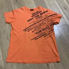 DIESEL Tシャツ オレンジ Sサイズ