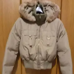 リアルファー ダウンジャケット