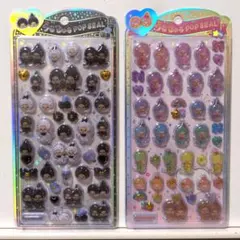 ★うるちゅるポップシール★モンチッチ2枚SET(カミオジャパン)正規品