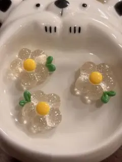 花型デコレーションパーツ 10個セット