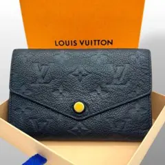 極美品　LOUIS VUITTON アンプラント 3つ折り 財布 モノグラム 黒