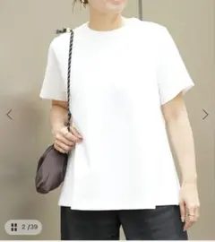 Kay me 今季購入 シンプル大人Tシャツ ホワイト - メルカリ