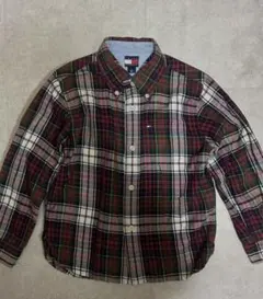 TOMMY HILFIGER チェック柄 ボタンダウン シャツ サイズ120長袖