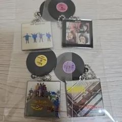 BEATLES ダイキャスト レコードチャーム ガチャ 4点セット