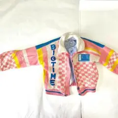 BIGTIME カラフルジャケット 子供服 裏起毛 キッズ服 レディース
