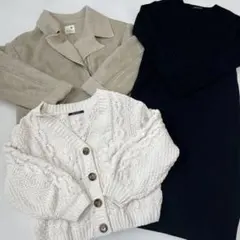 レディース　アウター　ニット　ワンピース　まとめ売り　2
